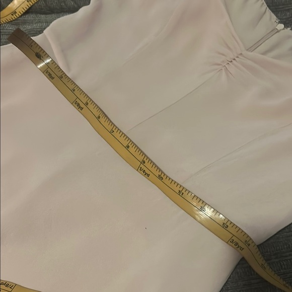 Pink Sweetheart Maxi Gown with Flutter Cap Sleeves - Picture 6 of 8